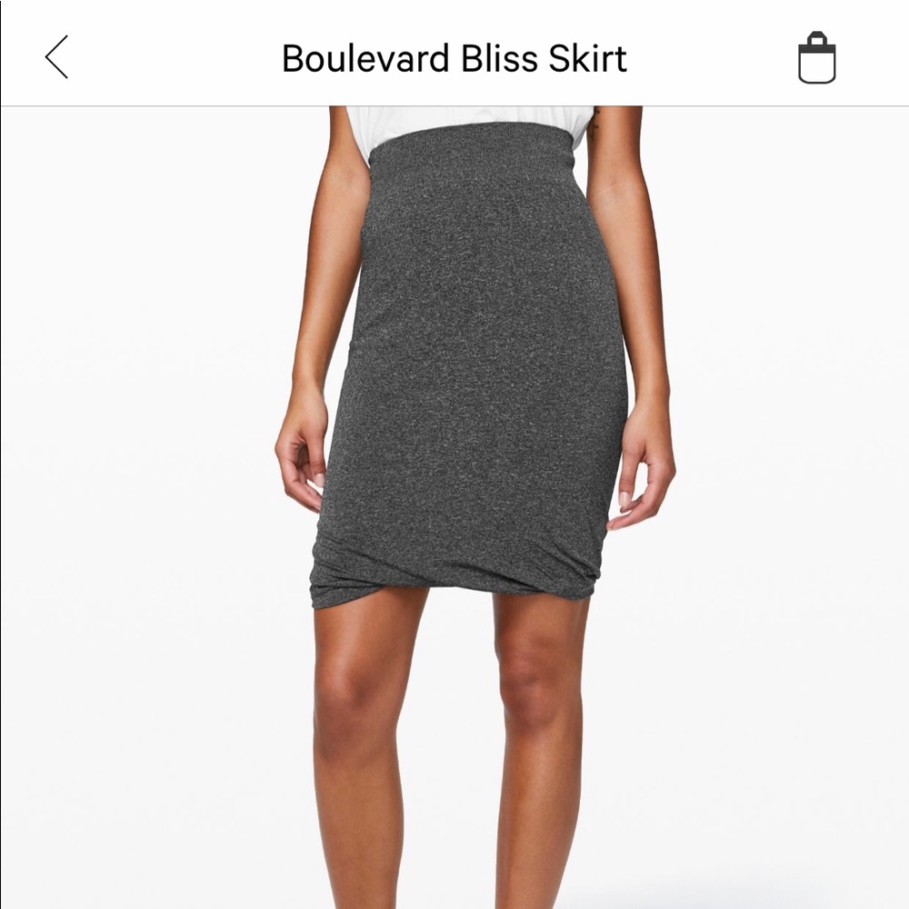 Lululemon Boulevard Bliss Skirt sz 10 BNWT